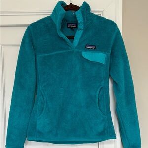 Patagonia Teal Fleece Pullover